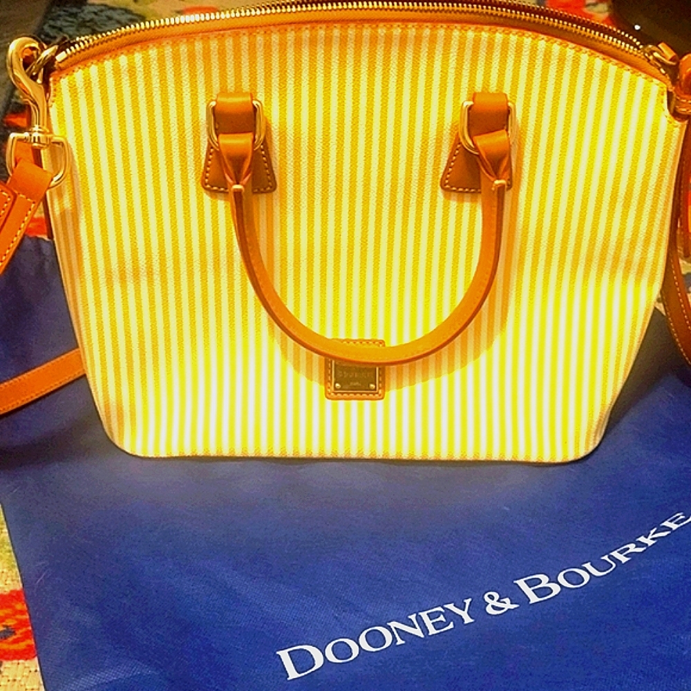 Dooney & Bourke Yellow Tan Satchel